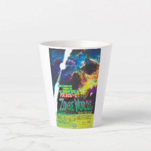 Tasse Latte Mondes Zombie Galaxie d'Halloween