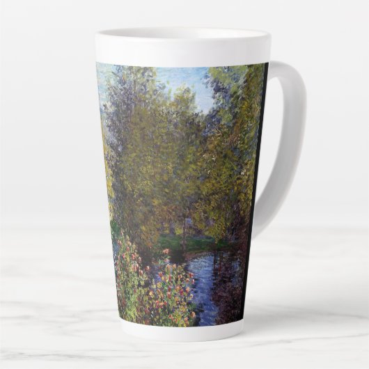 Tasse Latte Monet Claude Coin du Jardin à Montgeron (Angle droit)