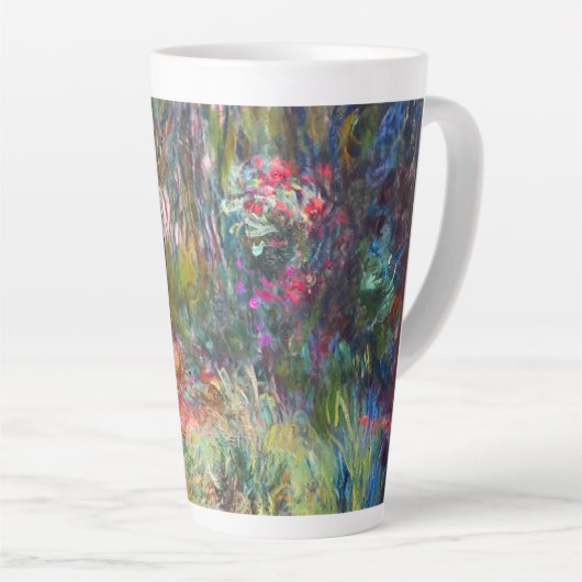 Tasse Latte Monet Water Lily Pond (Angle droit)