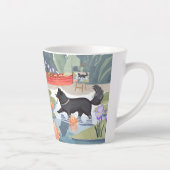Tasse Latte MONETZ PETIT chien noir HELPER (Droite)