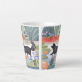 Tasse Latte MONETZ PETIT chien noir HELPER (Devant)