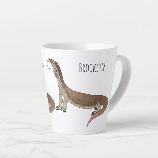 Tasse Latte Monitor lizard (Angle droit)