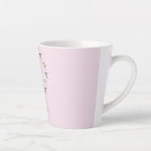 Tasse Latte Monogramme Colibris (Droite)