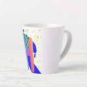 TASSE LATTE MONOGRAMME H INITIAL (Angle droit)