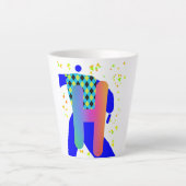 TASSE LATTE MONOGRAMME H INITIAL (Devant)