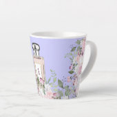 Tasse Latte Monogramme Purple Parfum Bouteille Floral Plutôt C (Angle droit)