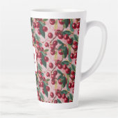 Tasse Latte Monogramme Vintage rose brun 'Cherry Pop' (Droite)