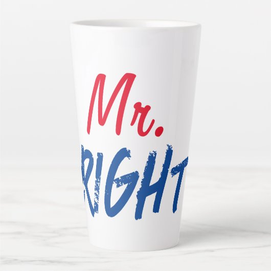 Tasse Latte Monsieur Droite (Devant)