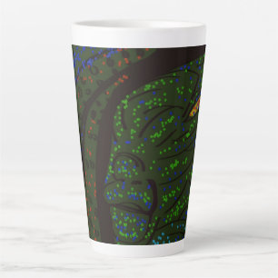 Tasse Latte Monstre Marin Floral