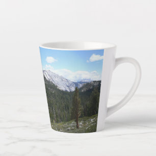 Tasse Latte Montagnes de la Sierra Nevada II depuis Yosemite