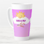 Tasse Latte Monter et voler la boule (Angle gauche)