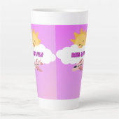 Tasse Latte Monter et voler la boule (Devant)