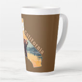 Tasse Latte Monts Ours de Californie (Angle droit)