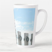 Tasse Latte Monument Washington et mémorial de la Seconde Guer (Droite)
