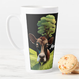 Tasse Latte Moo-ning pour un massage