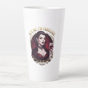 Tasse Latte Mords Moi Je Suis Verre à Vin Gothique Vampire Fab