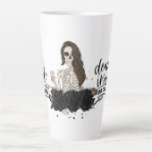 Tasse Latte Mort À L'Intérieur Mais Caffiné (Devant)