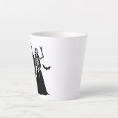 Tasse Latte Mort de Til noir et blanc (Devant)