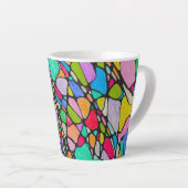 Tasse Latte Mosaïque (Angle droit)