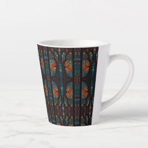 Tasse Latte Mosaïque motif verre tendu
