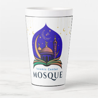 Tasse Latte Mosquée sous le ciel nocturne Tumbler – Conception