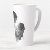 Tasse Latte Mother & Baby artwork (Angle droit)