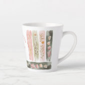 Tasse Latte Mother's Day 2026 Brush Strokes Wildflowers  (Droite)