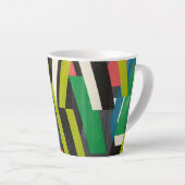 Tasse Latte Motif à flux de suspension diagonal (Angle droit)