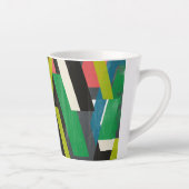 Tasse Latte Motif à flux de suspension diagonal (Droite)