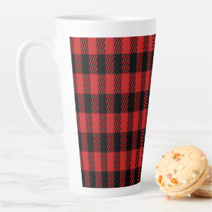 Tasse Latte Motif à plaid de Red Buffalo