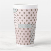 Tasse Latte Motif à points (Devant)