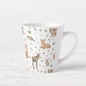 Tasse Latte Motif animal de bois mou (Droite)