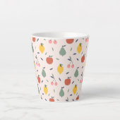 Tasse Latte Motif aux fruits mignons (Devant)