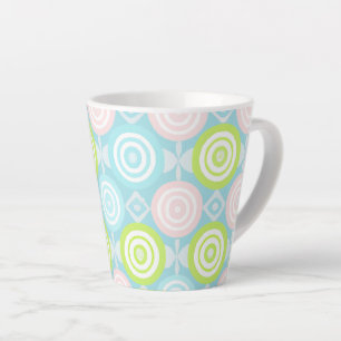 Tasse Latte Motif Baby Boho avec Cercles