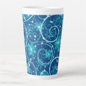 Tasse Latte Motif Blue Winter Swils (Devant)