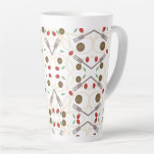 Tasse Latte Motif Boules de Viande Spaghetti Cool (Angle droit)