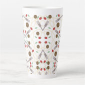 Tasse Latte Motif Boules de Viande Spaghetti Cool (Devant)
