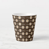 Tasse Latte motif café (Devant)