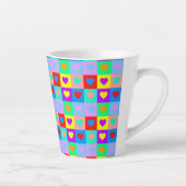 Tasse Latte Motif cardiaque (Droite)