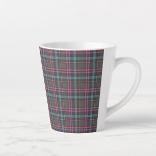 Tasse Latte Motif carreaux classique