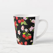 Tasse Latte Motif cerise 2 (Droite)