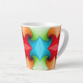 Tasse Latte motif coloré (Angle droit)