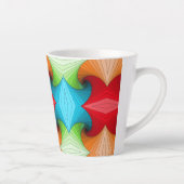 Tasse Latte motif coloré (Droite)