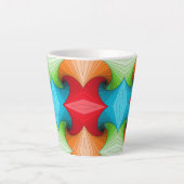 Tasse Latte motif coloré (Devant)