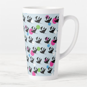 Tasse Latte Motif coloré du parti Stingray