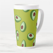 Tasse Latte motif d'aguacates (Angle droit)