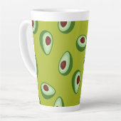 Tasse Latte motif d'aguacates (Angle gauche)