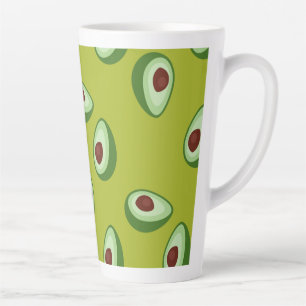 Tasse Latte motif d'aguacates