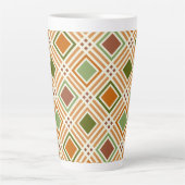 Tasse Latte Motif d'algues argileuses (Devant)
