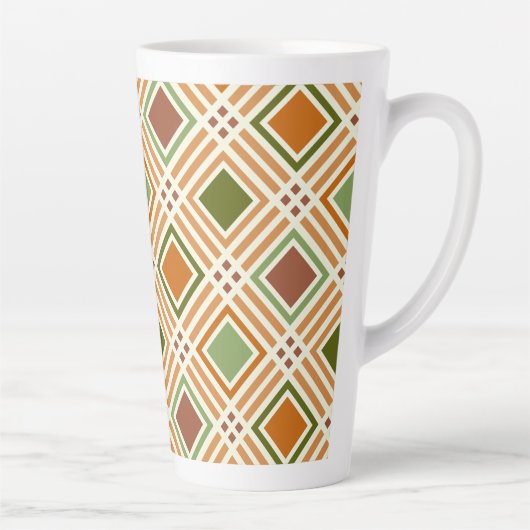 Tasse Latte Motif d'algues argileuses (Droite)